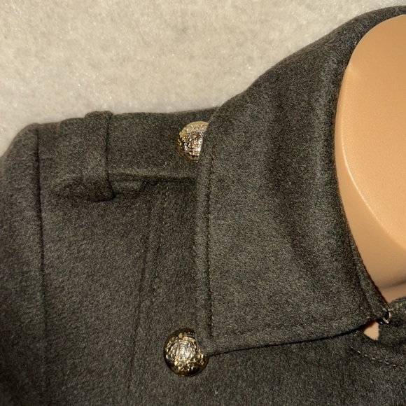 Zara Military inspired Premium Tailored Long Wool Blend Coat - Picture 4 of 11